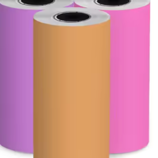 Celari Print Pix Papier - 3 Rollen bunt - Lila / Rosa / Orange