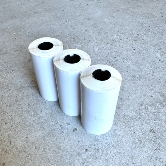 Celari Print Pix Papier - 3 Rollen transparent mit schwarzem Druck